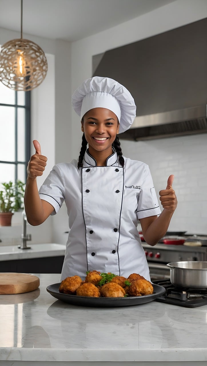ai generated, woman, chef-8600461.jpg